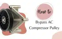 how to bypass ac compressor pulley